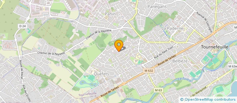 localisation de l'entreprise MONSIEUR LAURENT KERMEL  TOURNEFEUILLE