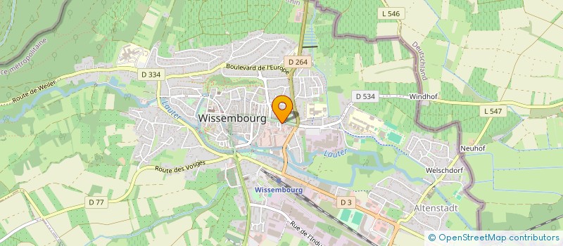 localisation de l'entreprise MONSIEUR LAURENT KIENY à WISSEMBOURG