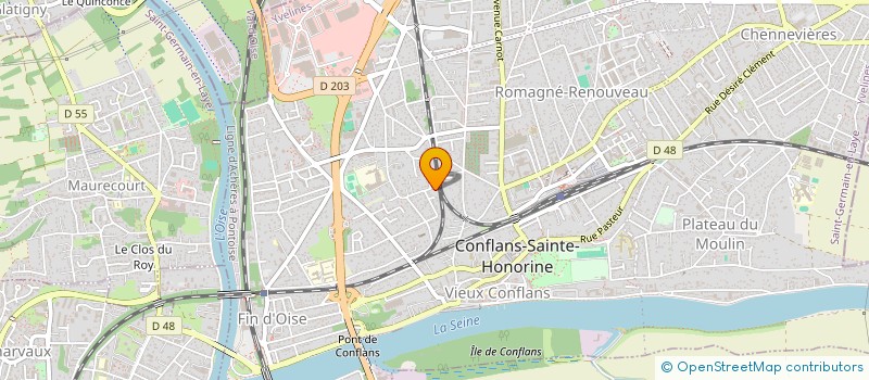localisation de l'entreprise MONSIEUR LAURENT KLEIMANN  CONFLANS-SAINTE-HONORINE