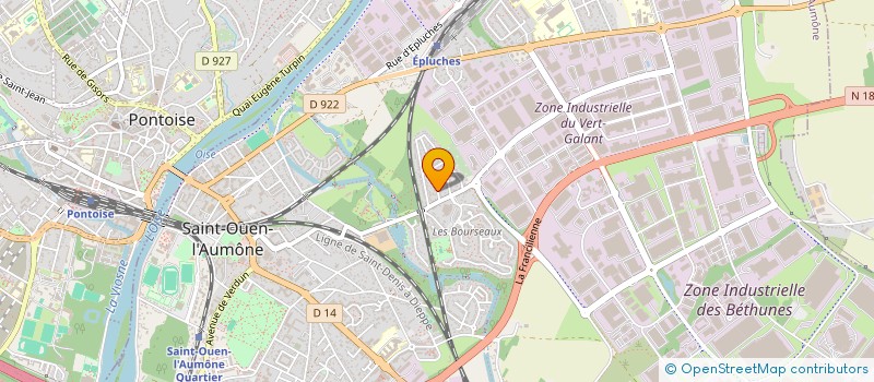 localisation de l'entreprise MONSIEUR LAURENT KLEIN à SAINT-OUEN-L'AUMONE