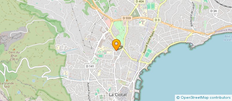 localisation de l'entreprise MONSIEUR LAURENT KLUCSAR à LA CIOTAT