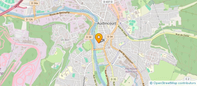 localisation de l'entreprise MONSIEUR LAURENT KOENIG à AUDINCOURT