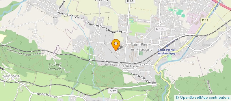 localisation de l'entreprise MONSIEUR LAURENT KOHLER  SAINT-PIERRE-EN-FAUCIGNY