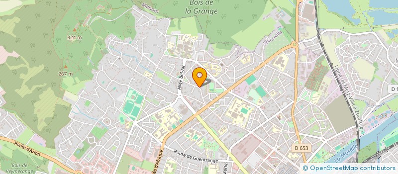 localisation de l'entreprise MONSIEUR LAURENT KOPP  THIONVILLE