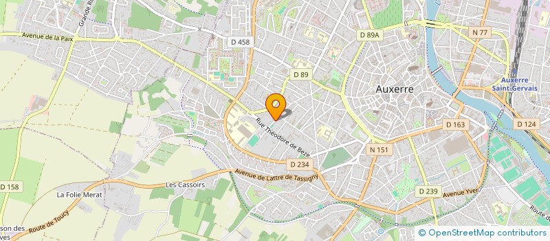 localisation de l'entreprise MONSIEUR LAURENT KOZLOWSKI à AUXERRE