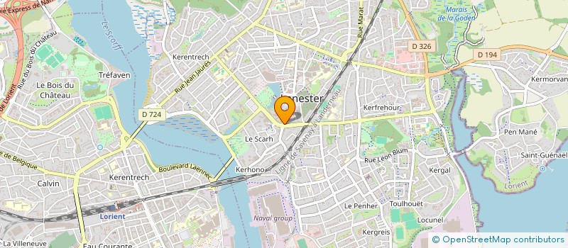 localisation de l'entreprise MONSIEUR LAURENT KRAFFT  LANESTER