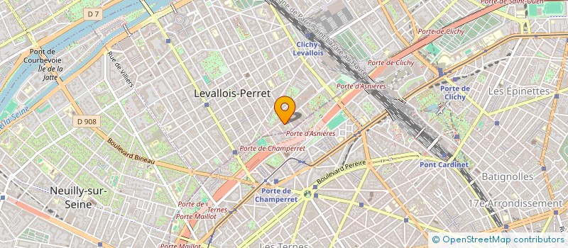 localisation de l'entreprise MONSIEUR LAURENT KRIEF à LEVALLOIS-PERRET