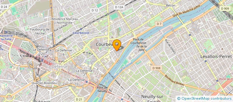 localisation de l'entreprise MONSIEUR LAURENT KRONENTAL à COURBEVOIE