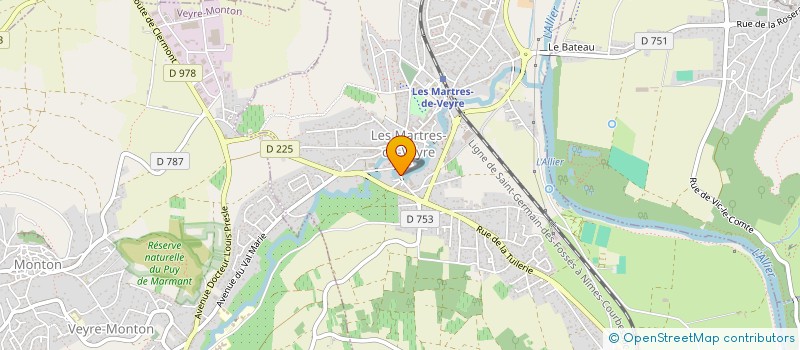 localisation de l'entreprise MONSIEUR LAURENT KUBASZEWSKI à LES MARTRES-DE-VEYRE