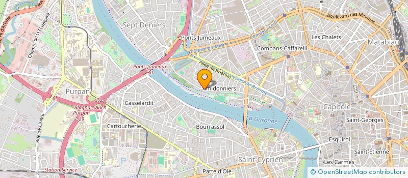 localisation de l'entreprise MONSIEUR LAURENT LABARRERE  TOULOUSE
