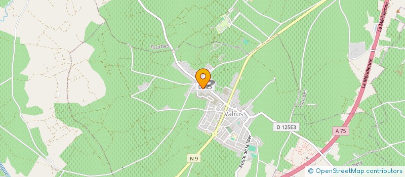 localisation de l'entreprise MONSIEUR LAURENT LABEYRIE  VALROS