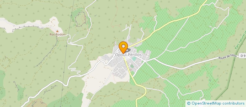 localisation de l'entreprise MONSIEUR LAURENT LABORIE  OPOUL-PERILLOS