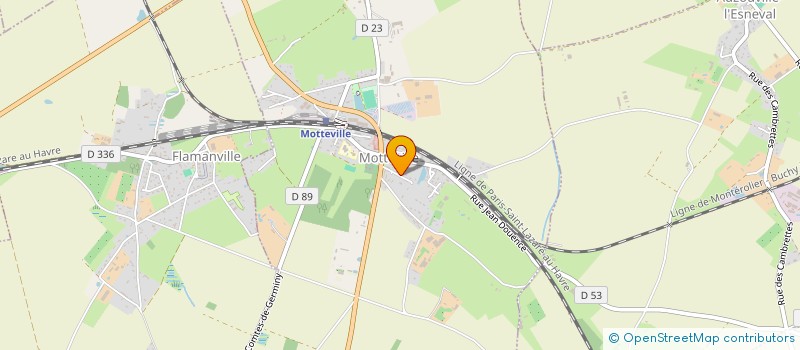 localisation de l'entreprise MONSIEUR LAURENT LACAILLE  MOTTEVILLE