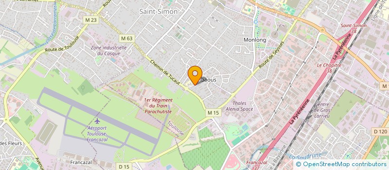 localisation de l'entreprise MONSIEUR LAURENT LACAZE à TOULOUSE