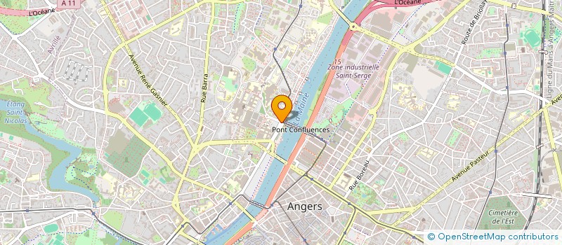 localisation de l'entreprise MONSIEUR LAURENT LACCOURREYE  ANGERS