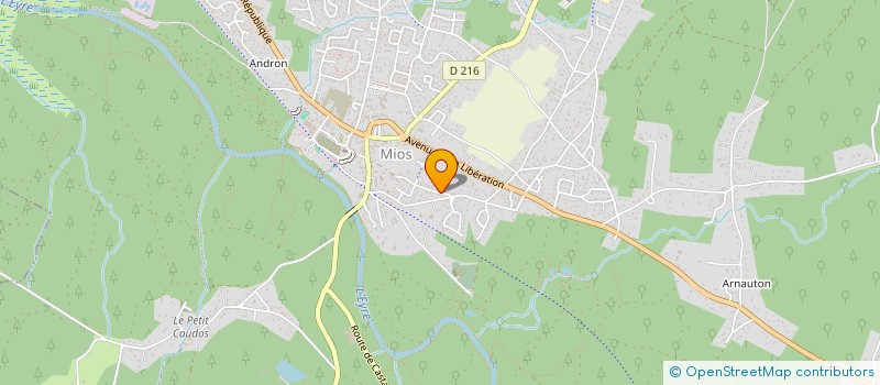 localisation de l'entreprise MONSIEUR LAURENT LACHAUSSEE  MIOS