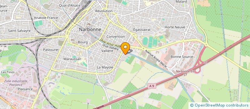 localisation de l'entreprise MONSIEUR LAURENT LACHERETZ  NARBONNE