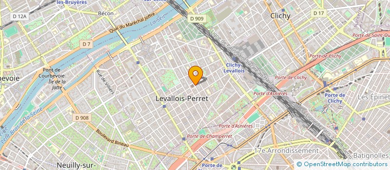 localisation de l'entreprise MONSIEUR LAURENT LACOSTE à LEVALLOIS-PERRET