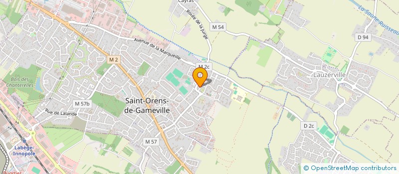 localisation de l'entreprise MONSIEUR LAURENT LACOURT à SAINT-ORENS-DE-GAMEVILLE