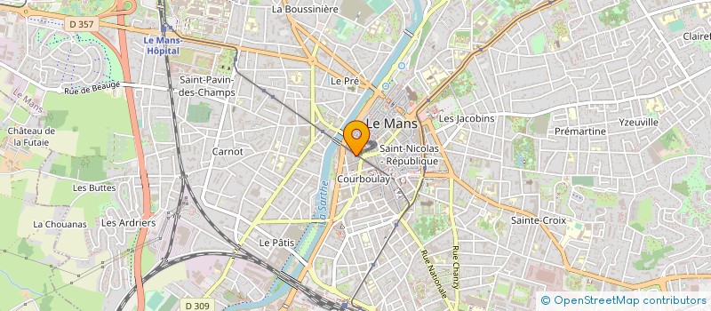 localisation de l'entreprise MONSIEUR LAURENT LACROIX à LE MANS