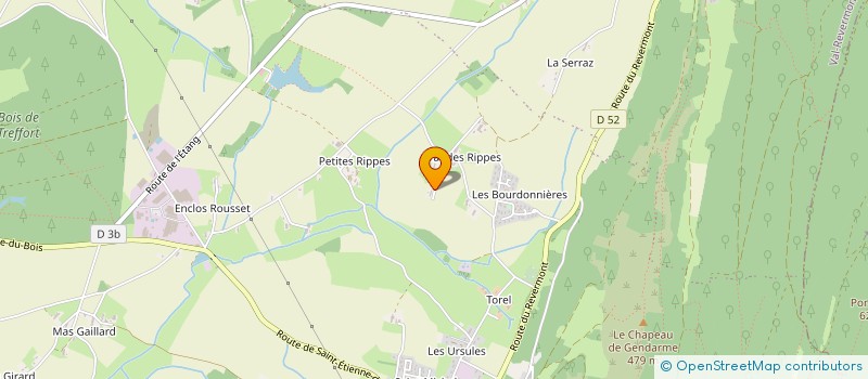 localisation de l'entreprise MONSIEUR LAURENT LACROIX  VAL-REVERMONT