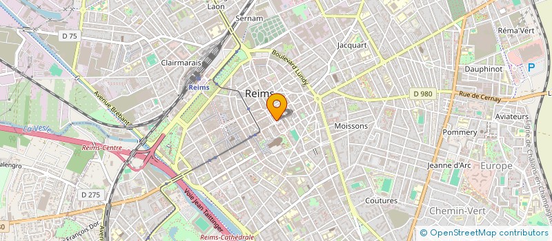 localisation de l'entreprise MONSIEUR LAURENT LACROIX  REIMS
