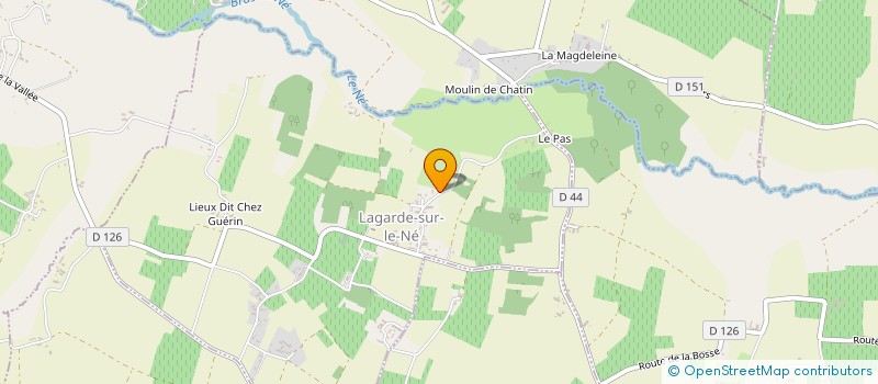 localisation de l'entreprise MONSIEUR LAURENT LACROIX à LAGARDE-SUR-LE-NE