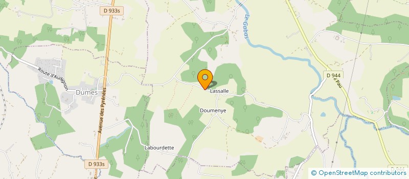 localisation de l'entreprise MONSIEUR LAURENT LACROUTS  EYRES-MONCUBE