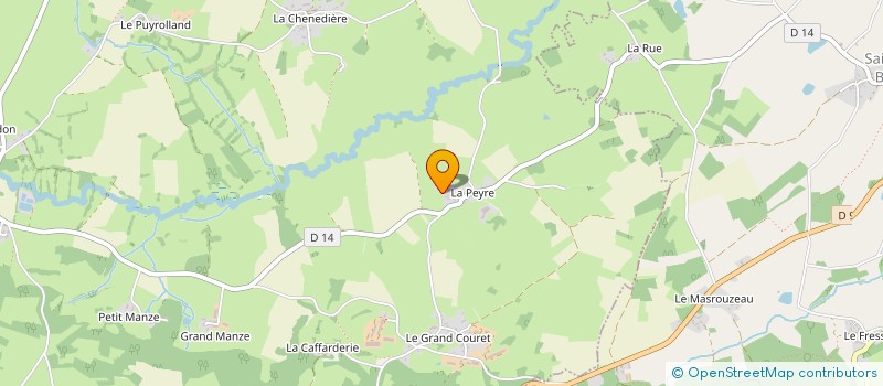localisation de l'entreprise MONSIEUR LAURENT LADAME à SAINT-AGNANT-DE-VERSILLAT