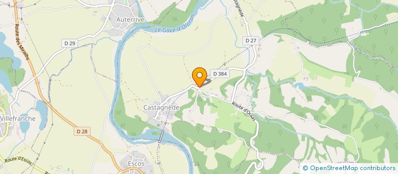 localisation de l'entreprise MONSIEUR LAURENT LAFARCINADE à CASTAGNEDE