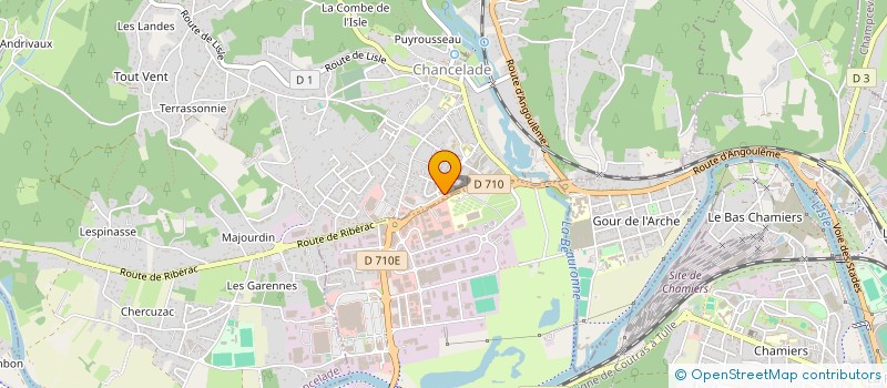 localisation de l'entreprise MONSIEUR LAURENT LAFARGE  CHANCELADE