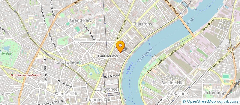 localisation de l'entreprise MONSIEUR LAURENT LAFFARGUE  BORDEAUX