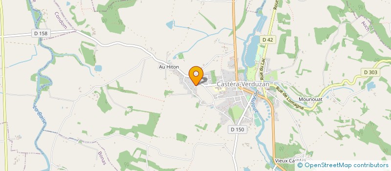 localisation de l'entreprise MONSIEUR LAURENT LAFFITTE  CASTERA-VERDUZAN