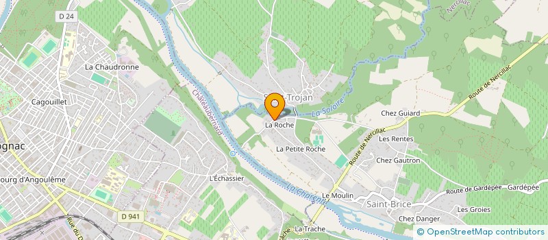 localisation de l'entreprise MONSIEUR LAURENT LAFLEUR  SAINT-BRICE