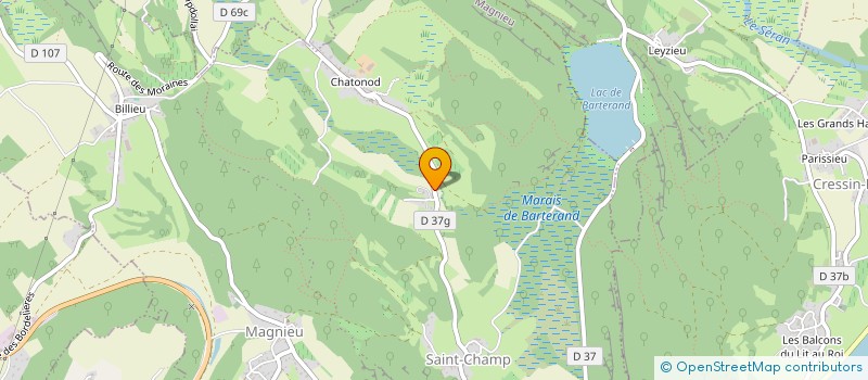 localisation de l'entreprise MONSIEUR LAURENT LAFOLIE  MAGNIEU