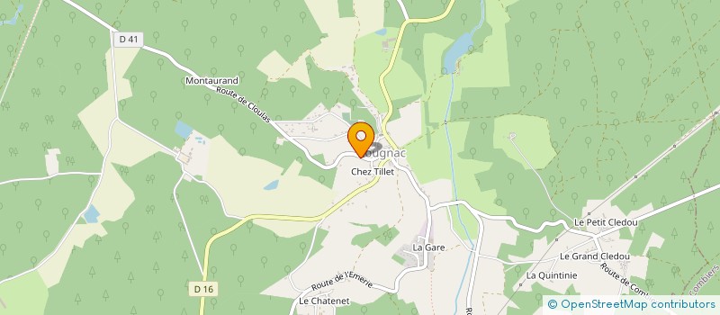 localisation de l'entreprise MONSIEUR LAURENT LAFON  ROUGNAC