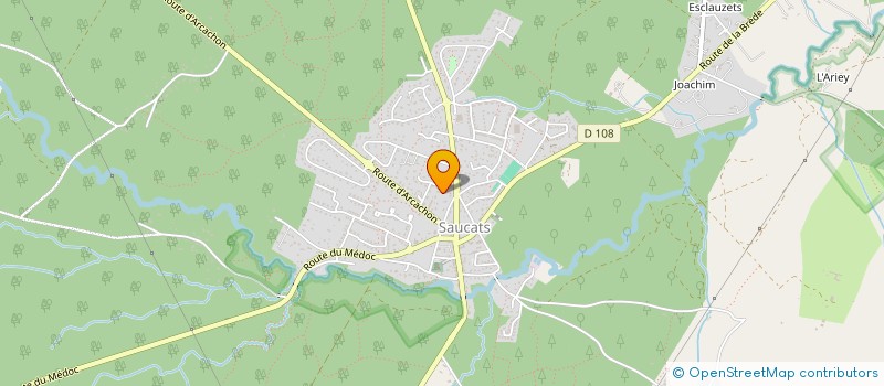 localisation de l'entreprise MONSIEUR LAURENT LAFONT  SAUCATS