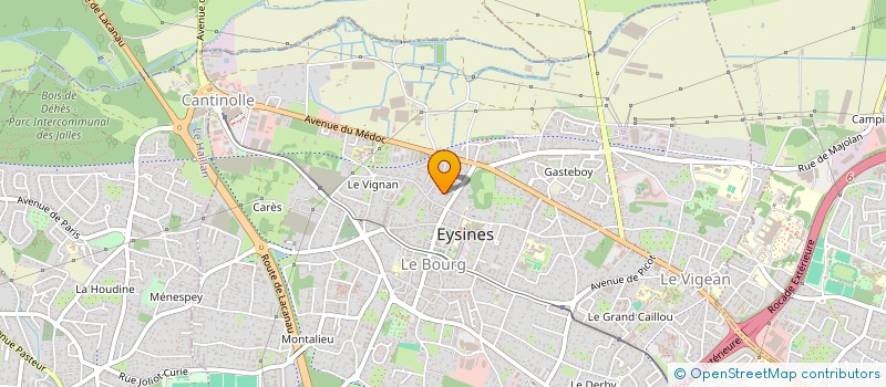 localisation de l'entreprise MONSIEUR LAURENT LAFOURCADE  EYSINES