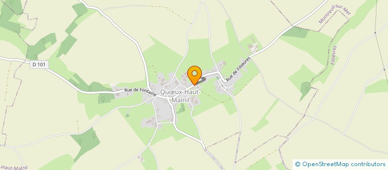 localisation de l'entreprise MONSIEUR LAURENT LAGACHE  QUUX-HAUT-MAINIL