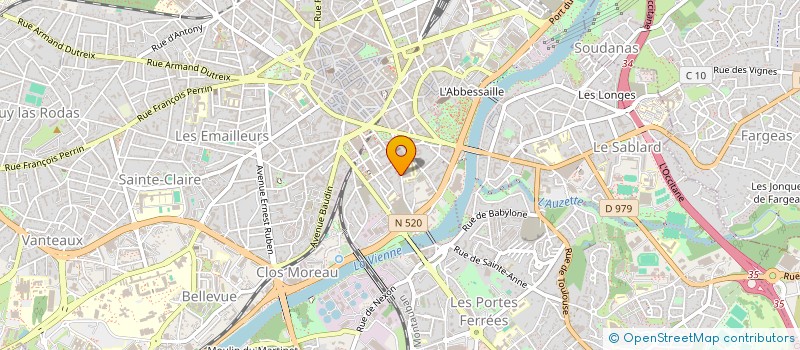 localisation de l'entreprise MONSIEUR LAURENT LAGARDE à LIMOGES