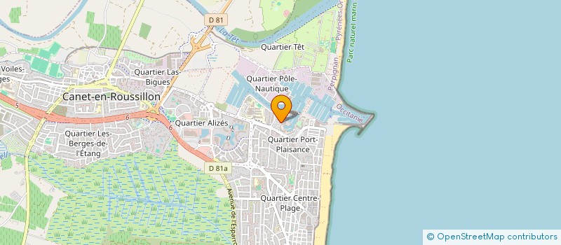 localisation de l'entreprise MONSIEUR LAURENT LAGARDE  CANET-EN-ROUSSILLON