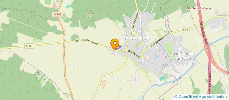 localisation de l'entreprise MONSIEUR LAURENT LAGARRIGUE à SOISY-SUR-ECOLE