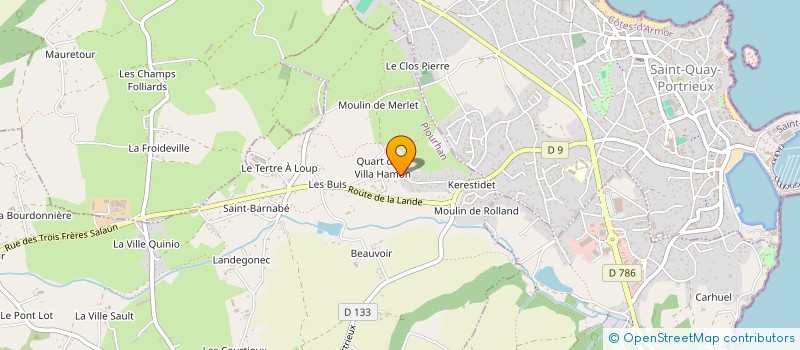 localisation de l'entreprise MONSIEUR LAURENT LAGNEAUX  PLOURHAN