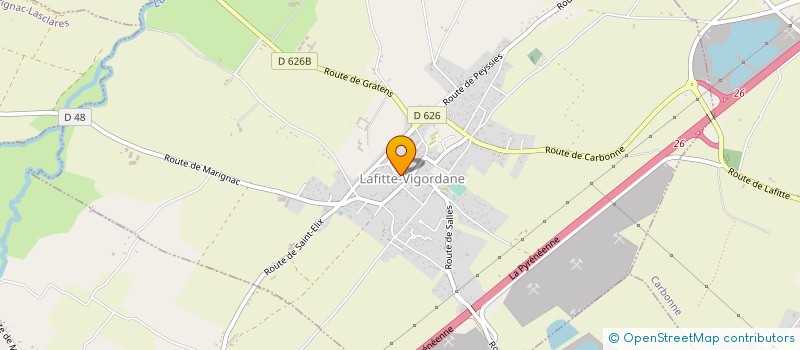 localisation de l'entreprise MONSIEUR LAURENT LAGUENS à LAFITTE-VIGORDANE