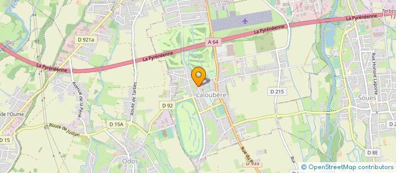 localisation de l'entreprise MONSIEUR LAURENT LAHAILLE  LALOUBERE