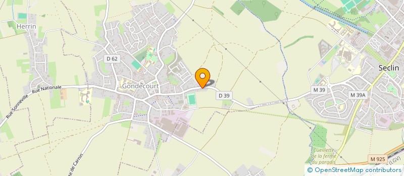 localisation de l'entreprise MONSIEUR LAURENT LAHAYE à GONDECOURT