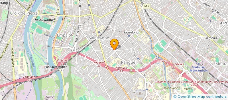 localisation de l'entreprise MONSIEUR LAURENT LAHOURGUETTE  TOULOUSE