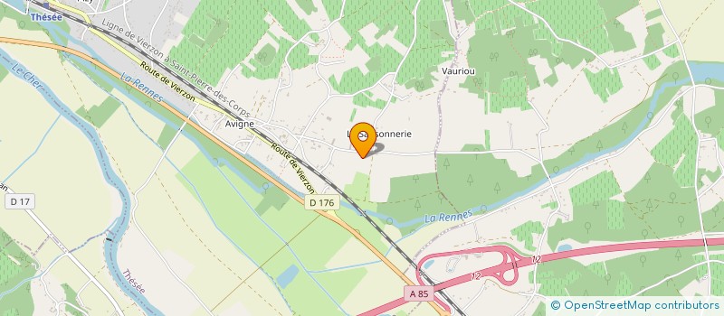 localisation de l'entreprise MONSIEUR LAURENT LALEU  THESEE