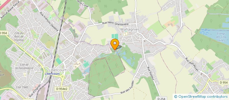 localisation de l'entreprise MONSIEUR LAURENT LALLART  WAHAGNIES