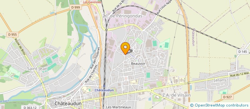 localisation de l'entreprise MONSIEUR LAURENT LALLEE à CHATEAUDUN
